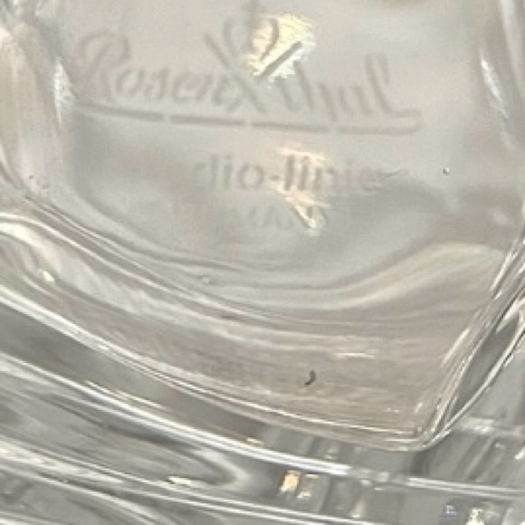 Vintage Rosenthal Studio Linie Mid Century Twisted Tower Crystal Vase - Picture 11 of 11